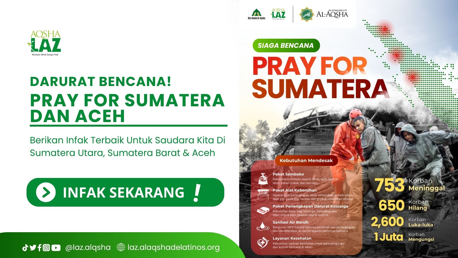 Darurat Bencana! Pray For Sumatera Dan Aceh